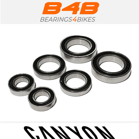 Canyon LUX SL/SLX Carbon Frame Bearings •2018-2021 •Full Frame Bearing Kit •6x Bearings
