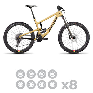 SANTA CRUZ NOMAD 2017 Frame Bearings •Full Frame Bearing Kit •8x MAX Bearings