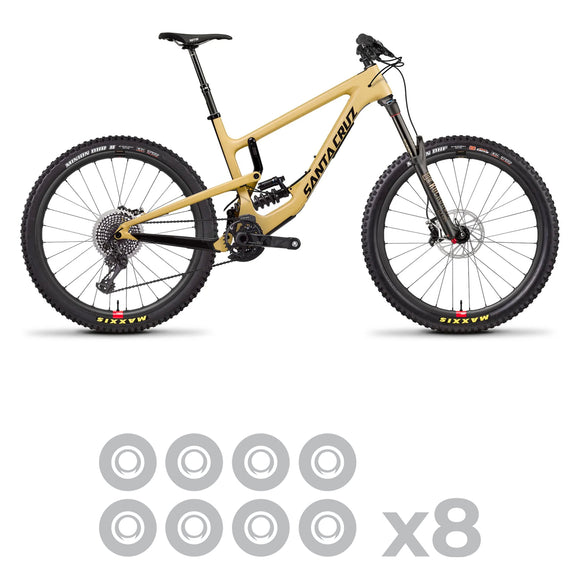 SANTA CRUZ NOMAD 2017 Frame Bearings •Full Frame Bearing Kit •8x MAX Bearings