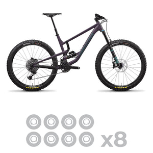 SANTA CRUZ NOMAD 4 ALLOY 2017-2020 Frame Bearings •Full Frame Bearing Kit •8x MAX Bearings